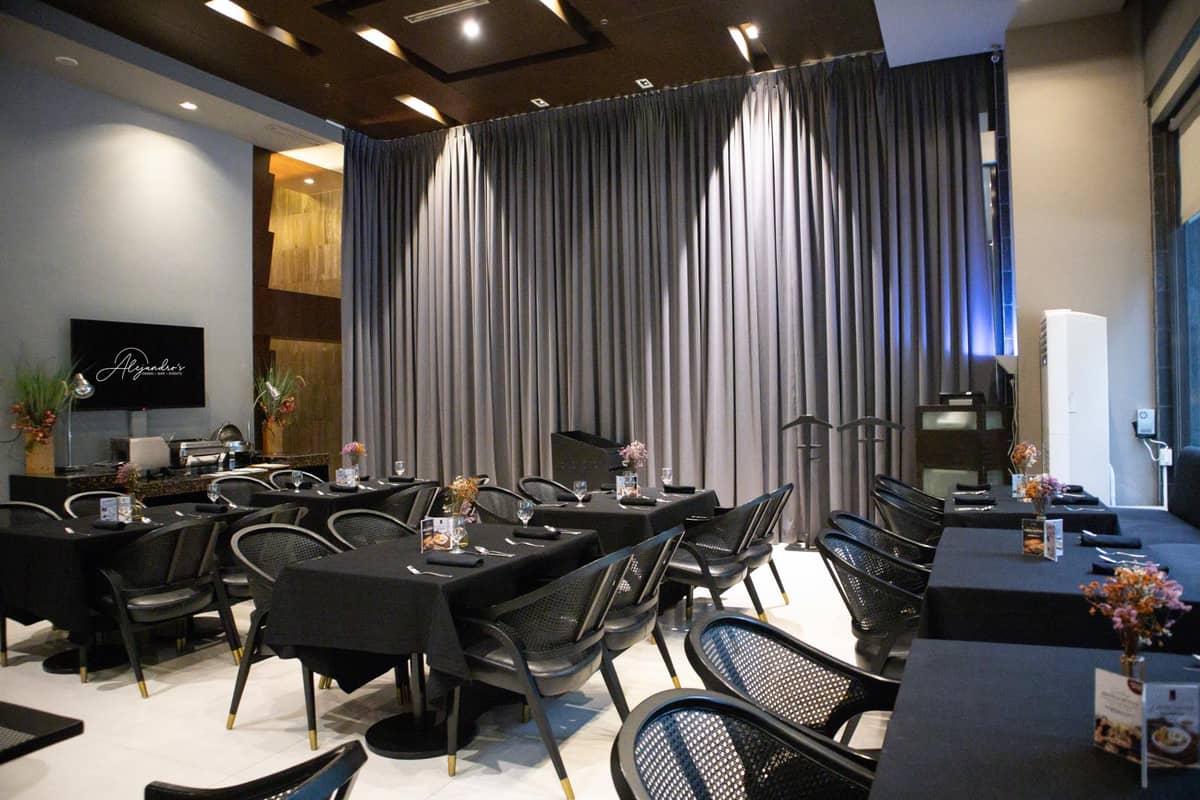 Aside from sedate date nights, Alejandro’s has a flexible area ideal for private or VIP parties.
